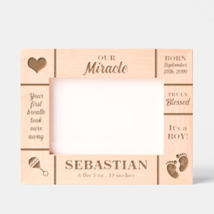 Landschap 7x5 Nieuwe Baby Gepersonaliseerd Gegraveerde Lijstjes