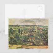 Landschap aan de Jas-de-Bouffan - Paul Cezanne Briefkaart (Voorkant / Achterkant)