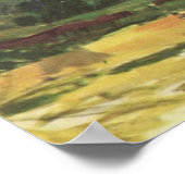 Landschap aan de Jas-de-Bouffan - Paul Cezanne Poster (Hoek)