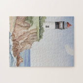 Landschap aan zee in de zomer legpuzzel (Horizontaal)