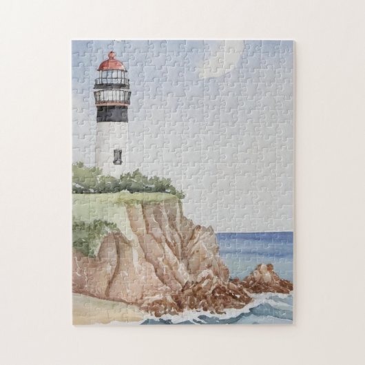 Landschap aan zee in de zomer legpuzzel (Verticaal)