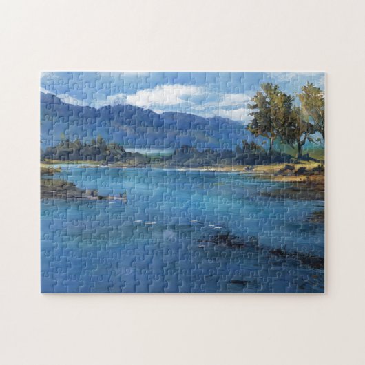 Landschap aangepaste foto-puzzel legpuzzel (Horizontaal)