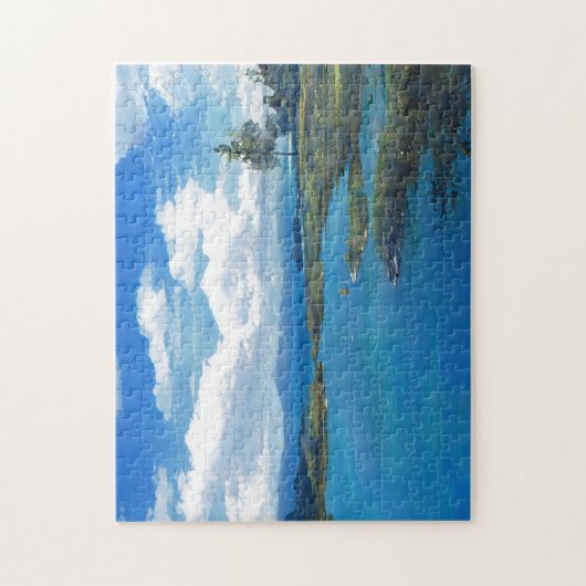 Landschap aangepaste foto-puzzel legpuzzel (Verticaal)