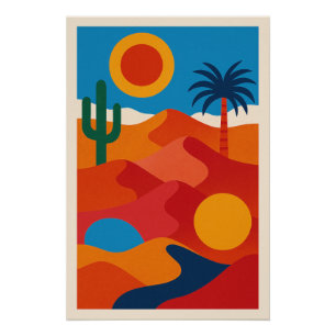 Landschap Abstract Perfect Poster
