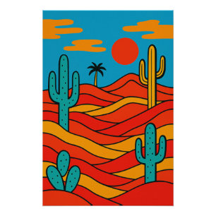Landschap Abstract Perfect Poster