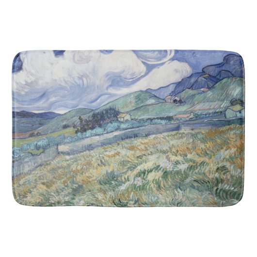 Landschap achter Saint-Paul Vincent van Gogh Badmat (Voorkant)