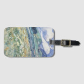 Landschap achter Saint-Paul Vincent van Gogh Bagagelabel (Voorkant (horizontaal))