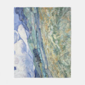 Landschap achter Saint-Paul Vincent van Gogh Fleece Deken (Voorkant)