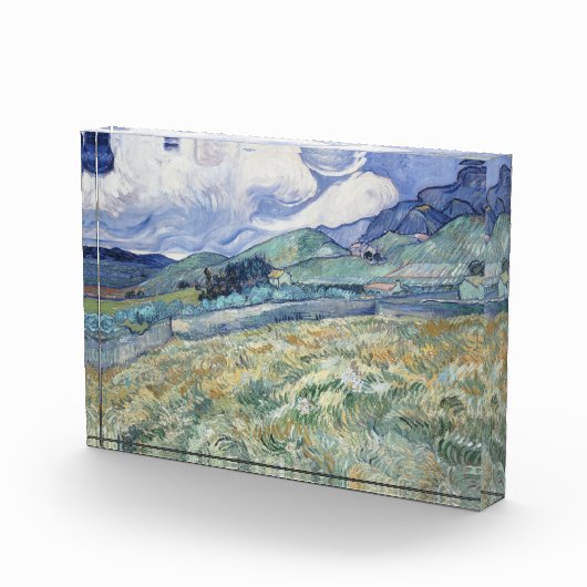 Landschap achter Saint-Paul Vincent van Gogh Fotoblokken (Rechts)