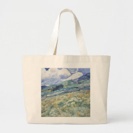 Landschap achter Saint-Paul Vincent van Gogh Grote Tote Bag