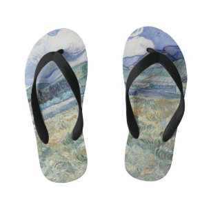 Landschap achter Saint-Paul Vincent van Gogh Kinder Teenslippers