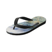 Landschap achter Saint-Paul Vincent van Gogh Kinder Teenslippers (Schuin)
