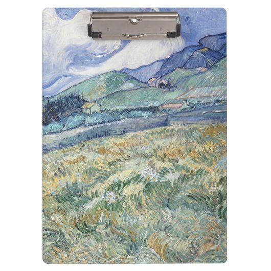 Landschap achter Saint-Paul Vincent van Gogh Klembord (Voorkant)
