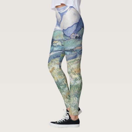 Landschap achter Saint-Paul Vincent van Gogh Leggings (Links)