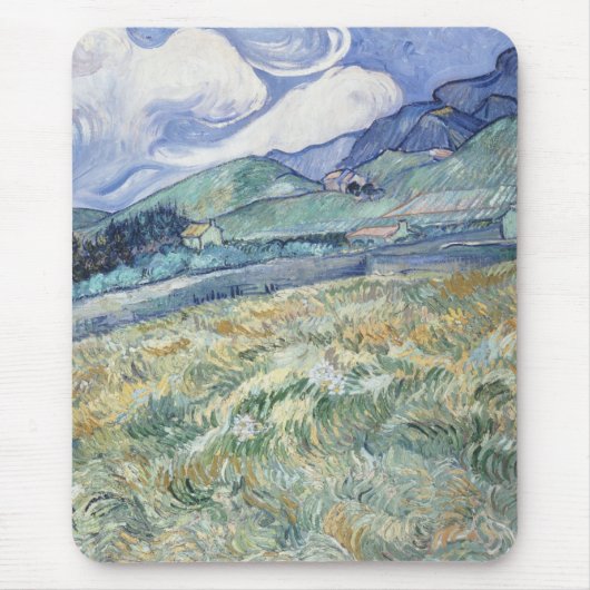 Landschap achter Saint-Paul Vincent van Gogh Muismat (Voorkant)