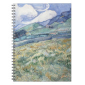 Landschap achter Saint-Paul Vincent van Gogh Notitieboek (Voorkant)