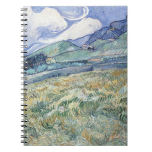 Landschap achter Saint-Paul Vincent van Gogh Notitieboek