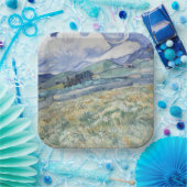 Landschap achter Saint-Paul Vincent van Gogh Papieren Bordje (Feest)