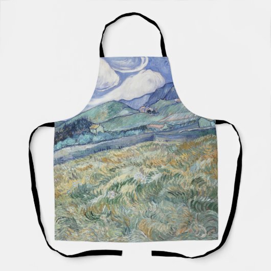 Landschap achter Saint-Paul Vincent van Gogh Schort (Voorkant)