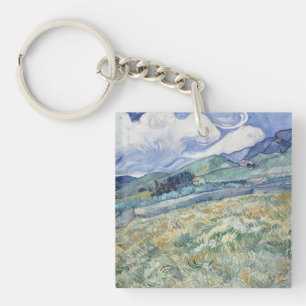 Landschap achter Saint-Paul Vincent van Gogh Sleutelhanger