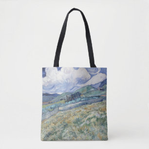 Landschap achter Saint-Paul Vincent van Gogh Tote Bag