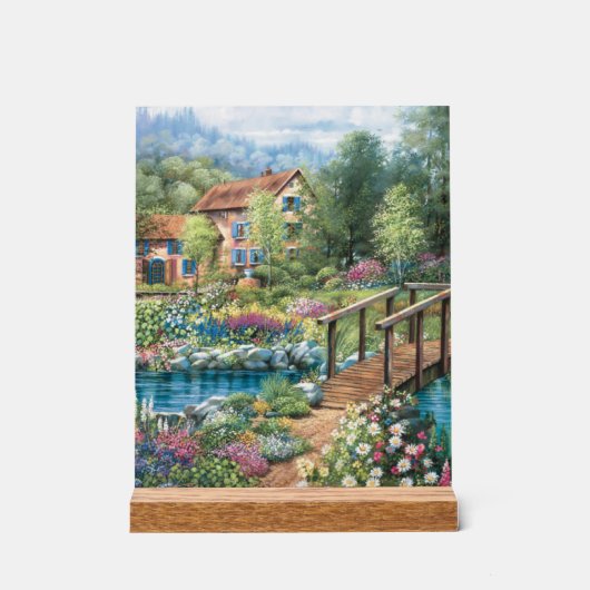 landschap acryl bord (Voorkant)