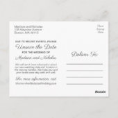 Landschap Afbeelding Wedding Unsave the Date Brief Briefkaart (Achterkant)