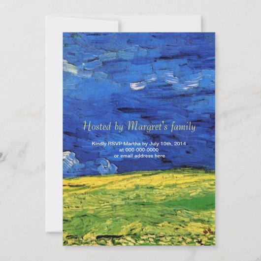  landschap afgestudeerde kunstacademie kaart (Achterkant)