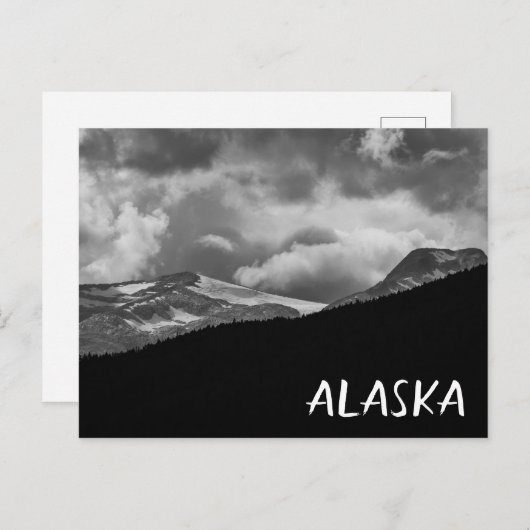 Landschap Alaska Mountains Briefkaart (Voorkant / Achterkant)