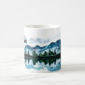 Landschap Alaska-Waterverf Koffiemok (Center)