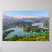 Landschap Alligator Lake Mountain Poster (Voorkant)