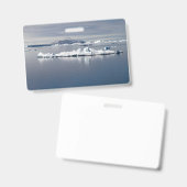 Landschap Antarctica Badge (Voor- en achterkant)