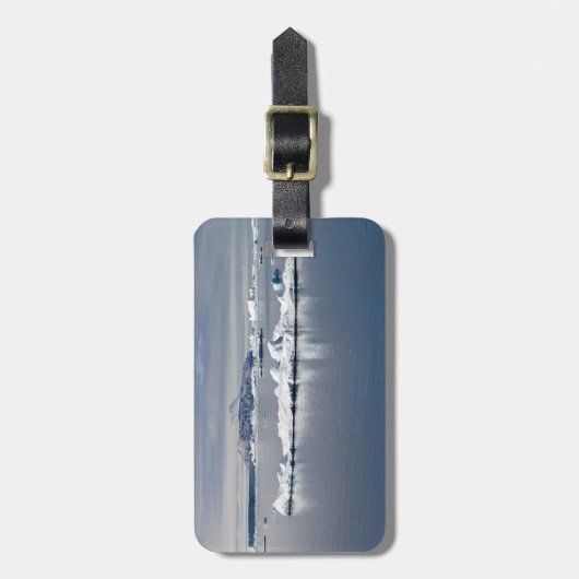Landschap Antarctica Bagagelabel (Voorkant verticaal)