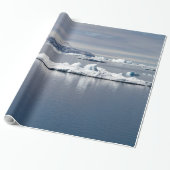 Landschap Antarctica Cadeaupapier (Uitgerold)