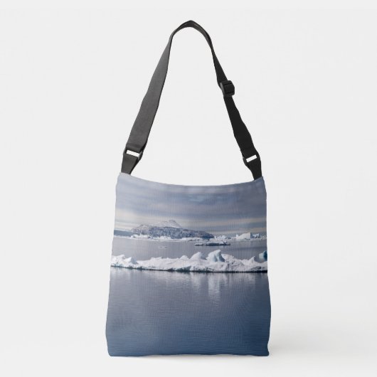 Landschap Antarctica Crossbody Tas (Voorkant)