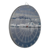 Landschap Antarctica Dartbord (Voorkant Links)
