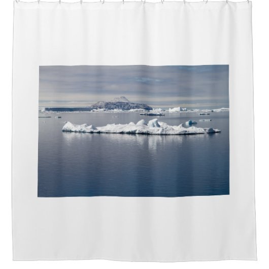 Landschap Antarctica Douchegordijn (Voorkant)