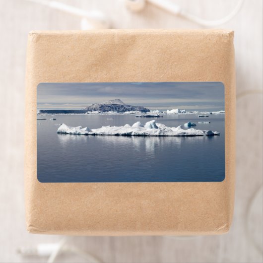 Landschap Antarctica Etiket (Insitu)