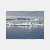 Landschap Antarctica Fleece Deken (Voorkant (Horizontaal))