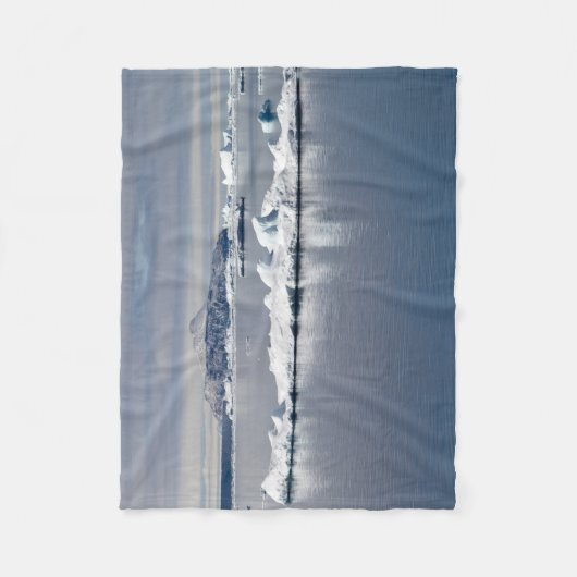 Landschap Antarctica Fleece Deken (Voorkant)
