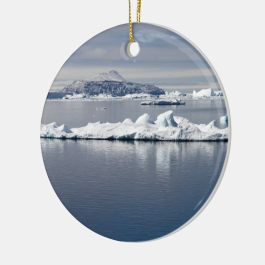 Landschap Antarctica Keramisch Ornament (Links)