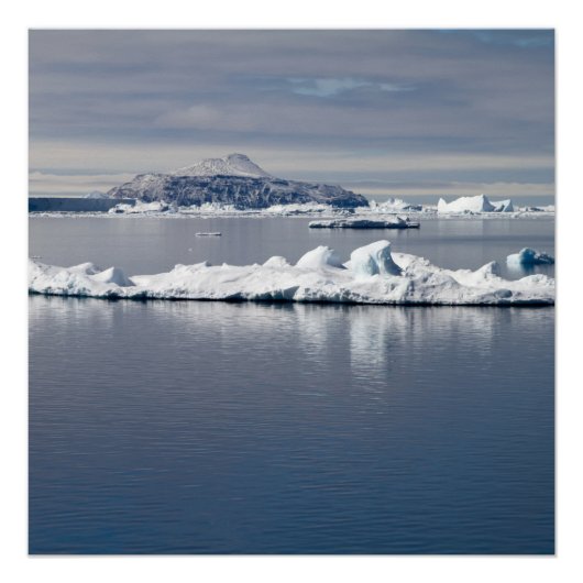 Landschap Antarctica Perfect Poster (Voorkant)
