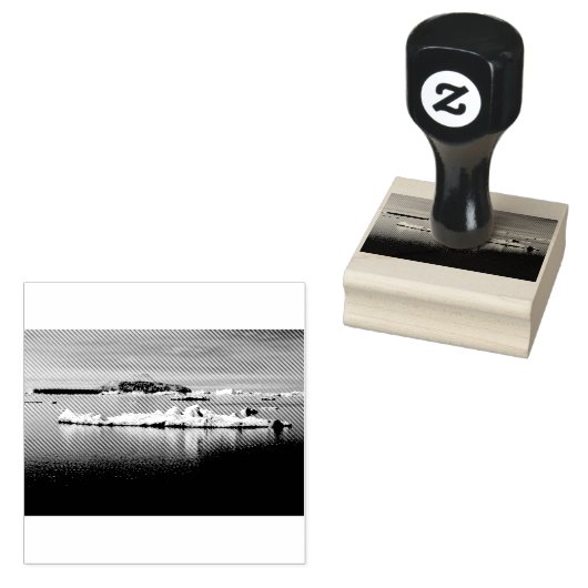 Landschap Antarctica Rubberstempel (Gestempeld)