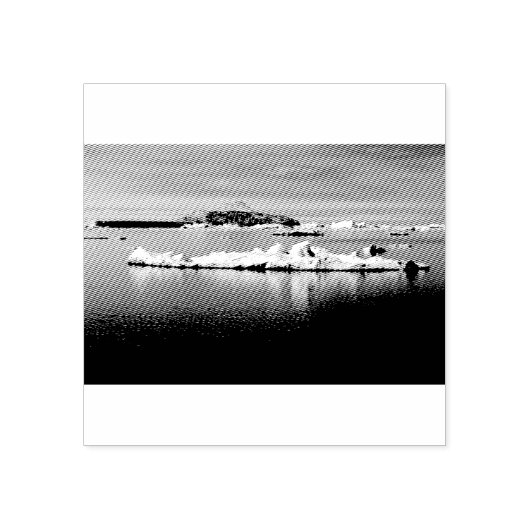 Landschap Antarctica Rubberstempel (Afrduk)