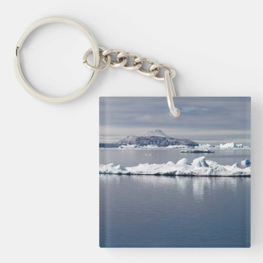 Landschap Antarctica Sleutelhanger (Voorkant)