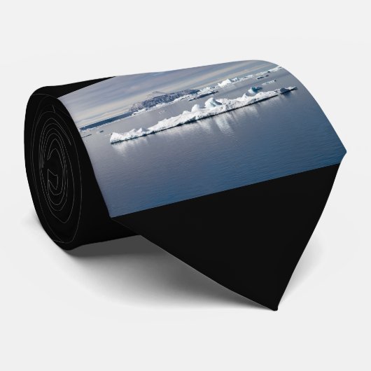 Landschap Antarctica Stropdas (Opgerold)