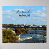 Landschap Appleton, Wisconsin Poster (Voorkant)