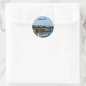 Landschap Appleton, Wisconsin Ronde Sticker (Tas)