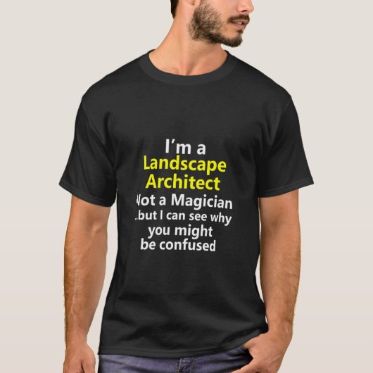 Landschap Architect Functie loopbaanontwikkelaar T-shirt (Voorkant)