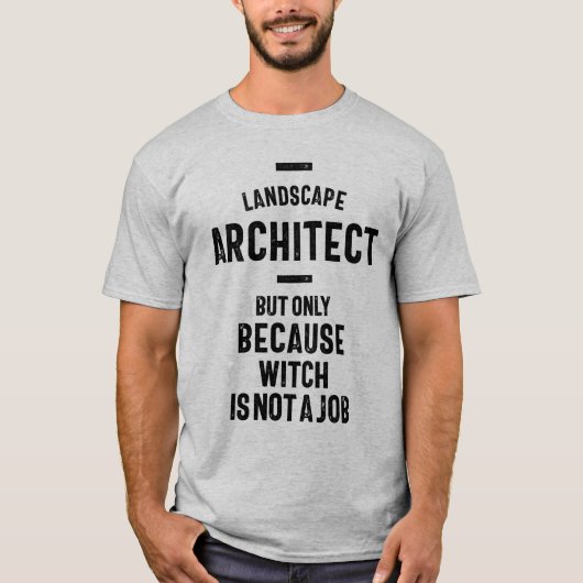 Landschap Architect Taaktitel Cadeau T-shirt (Voorkant)
